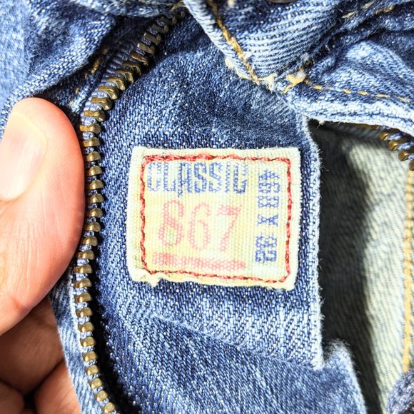 Polo Ralph Lauren 867 Classic Fit Distressed Jeans - Picture 6 of 10